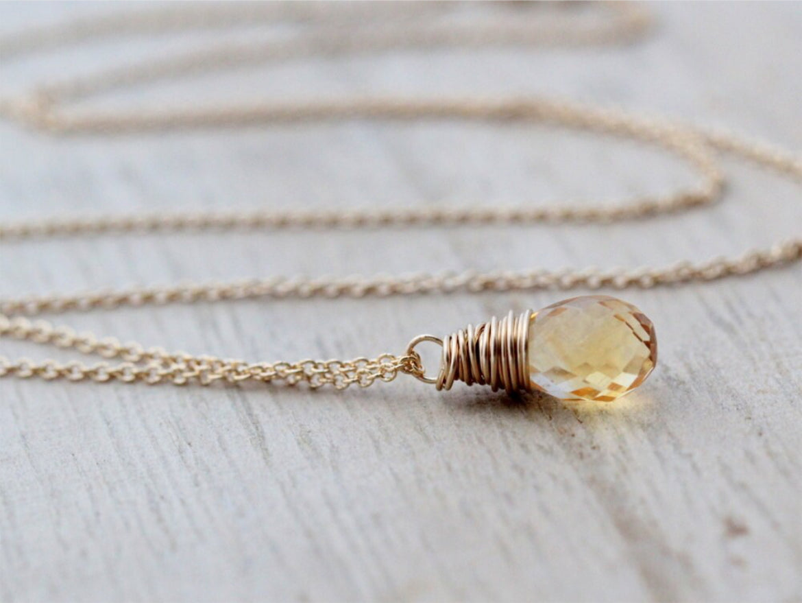 Lemondrop Necklace
