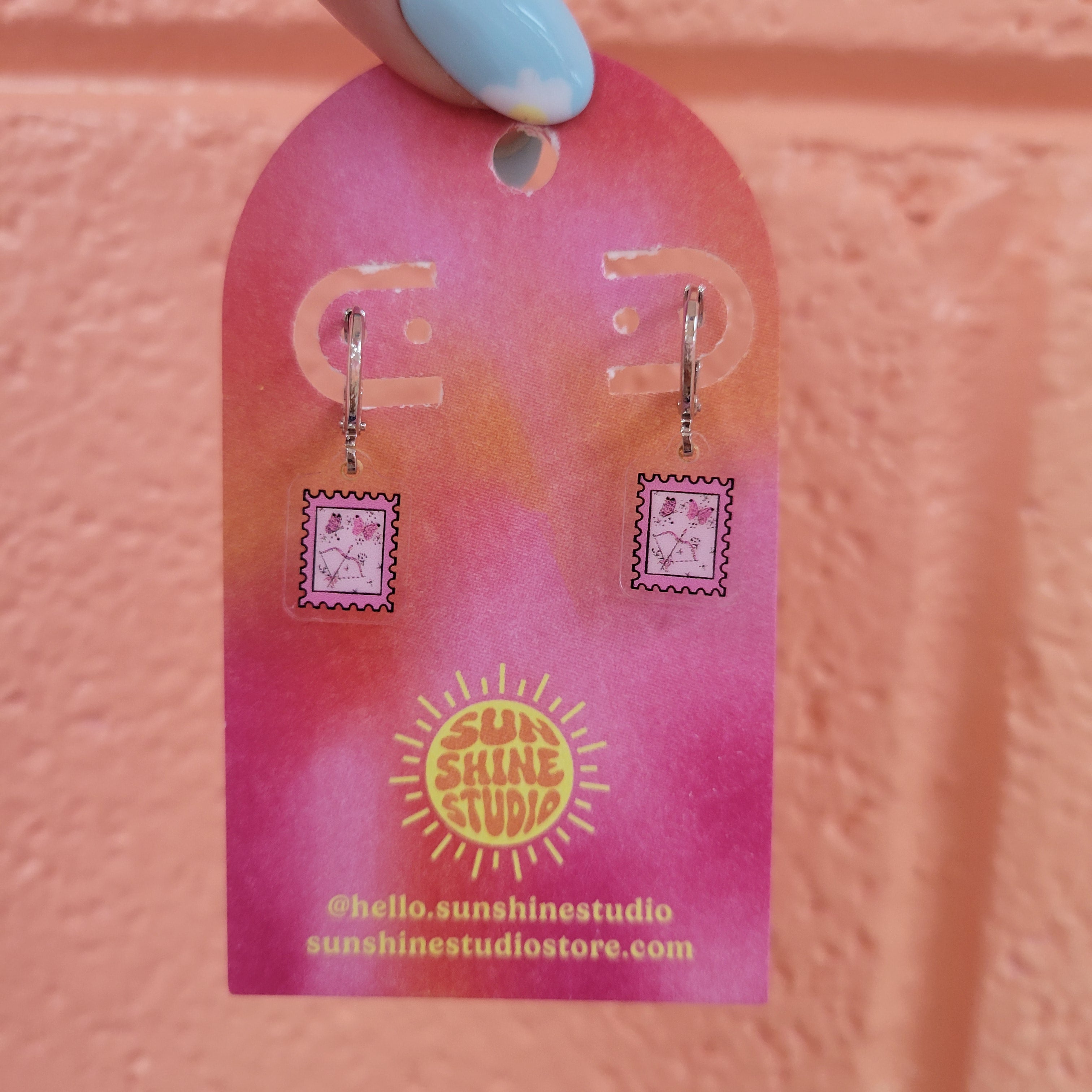 Mini Eras Stamp Earrings