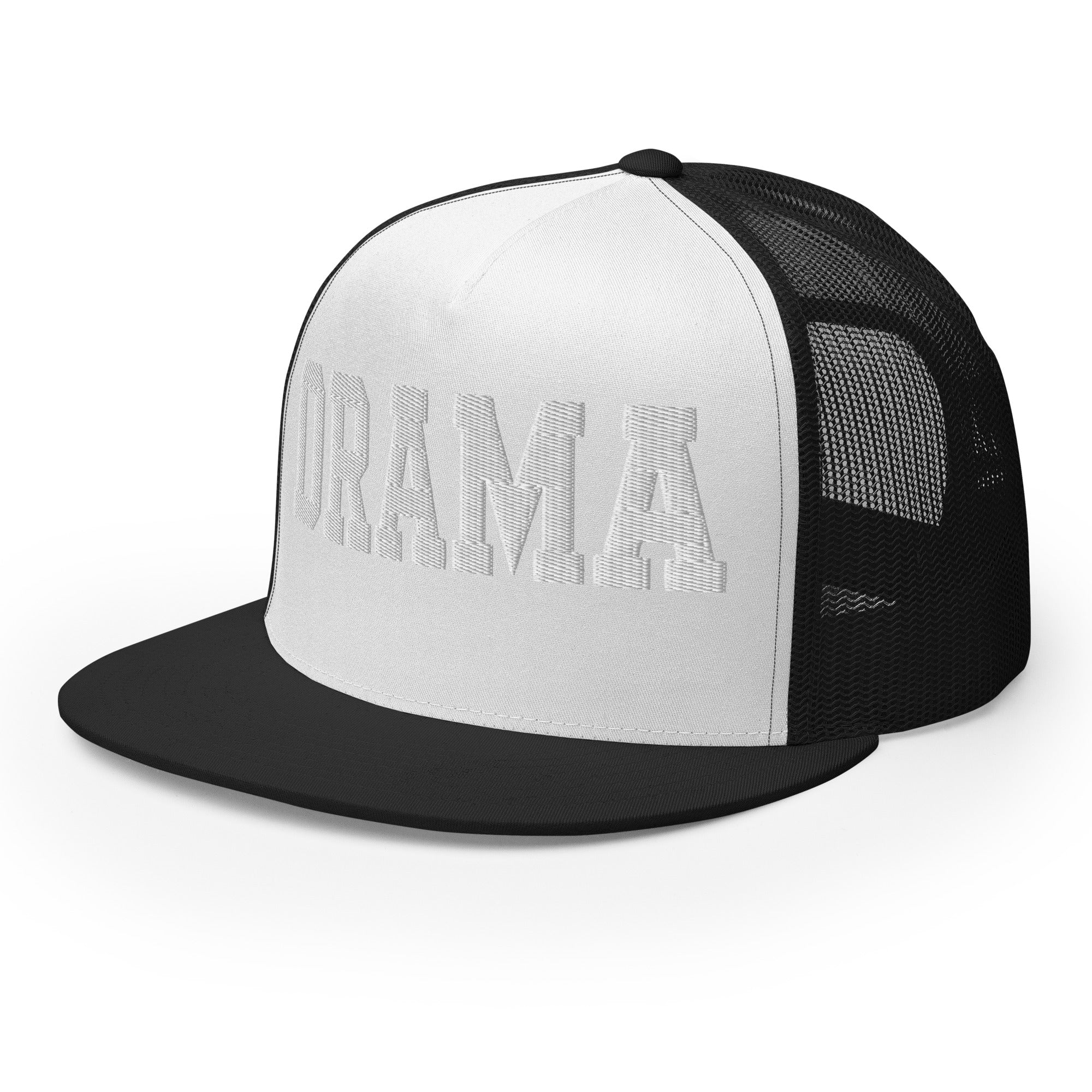 DRAMA 3D Puffy Embroidered Trucker Cap