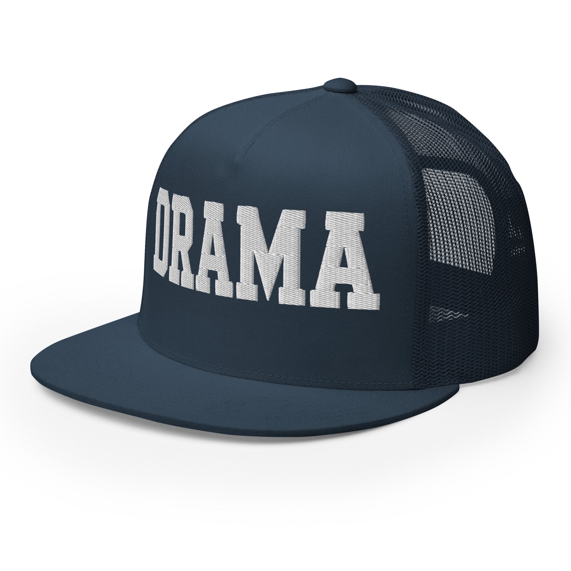 DRAMA 3D Puffy Embroidered Trucker Cap