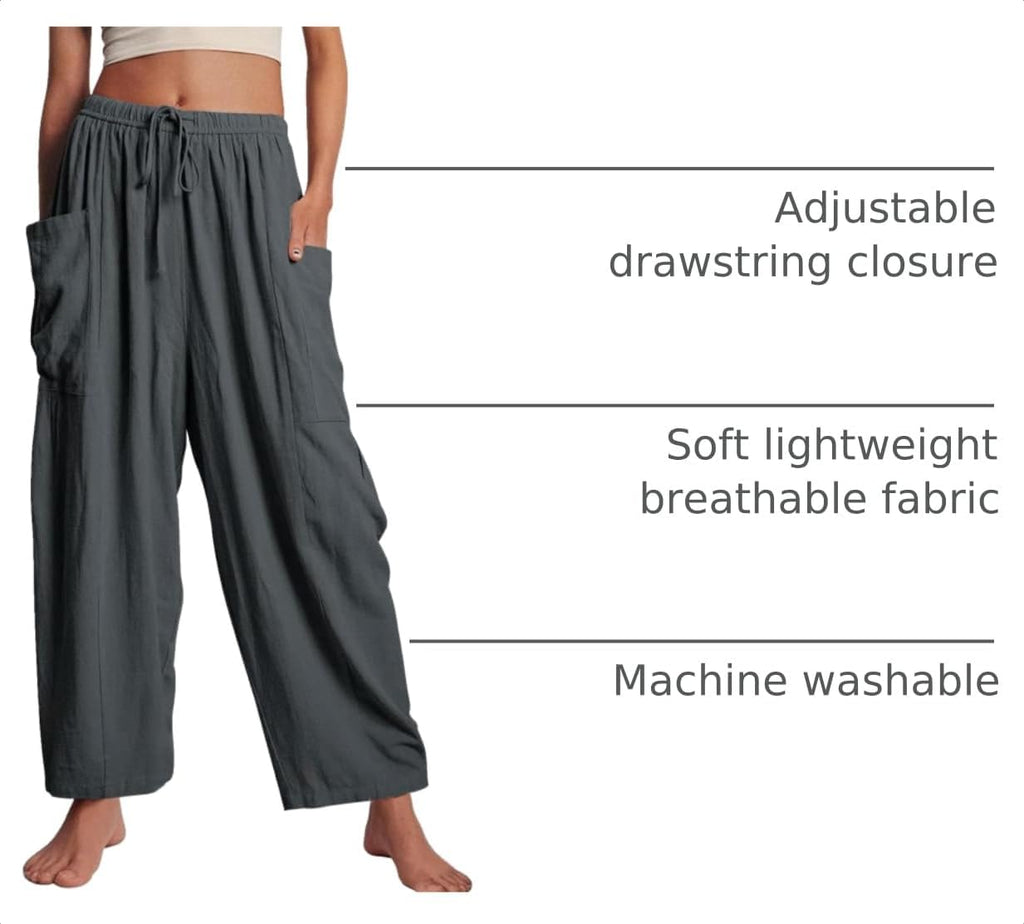 Flowy Comfort Palazzo Pants