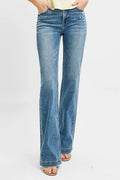RISEN Distressed Detail Bootcut Jeans