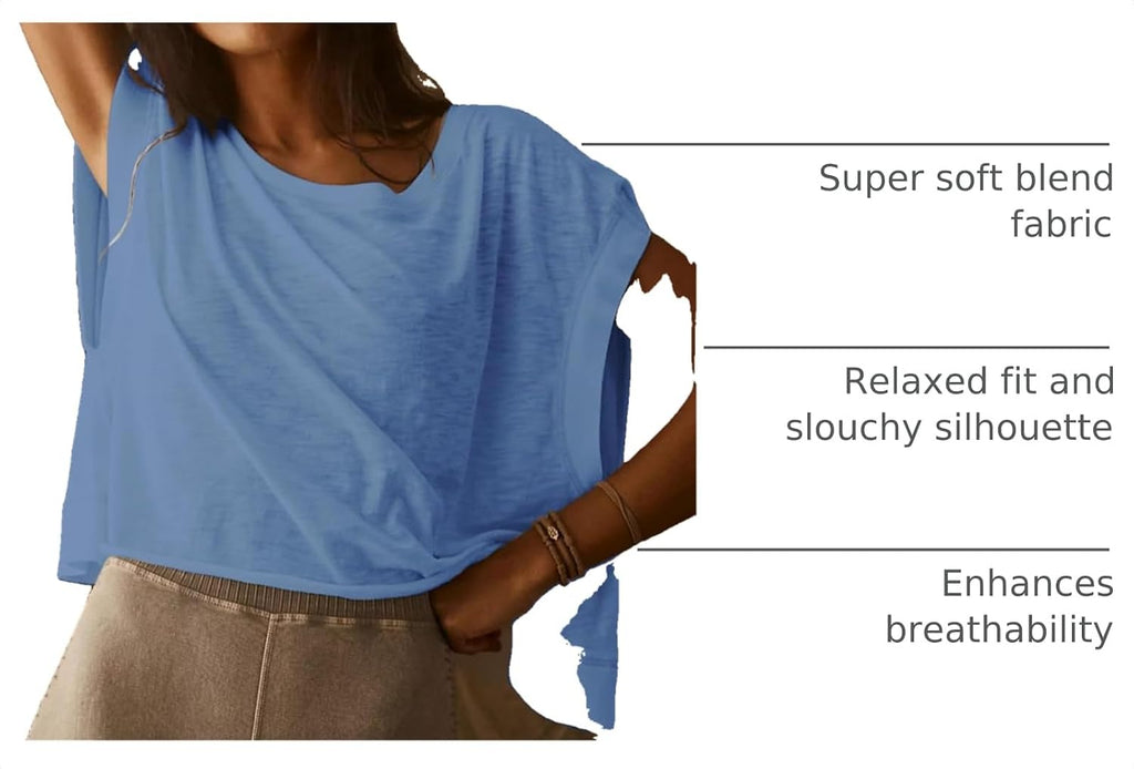 Open Back Yoga Crop Tops