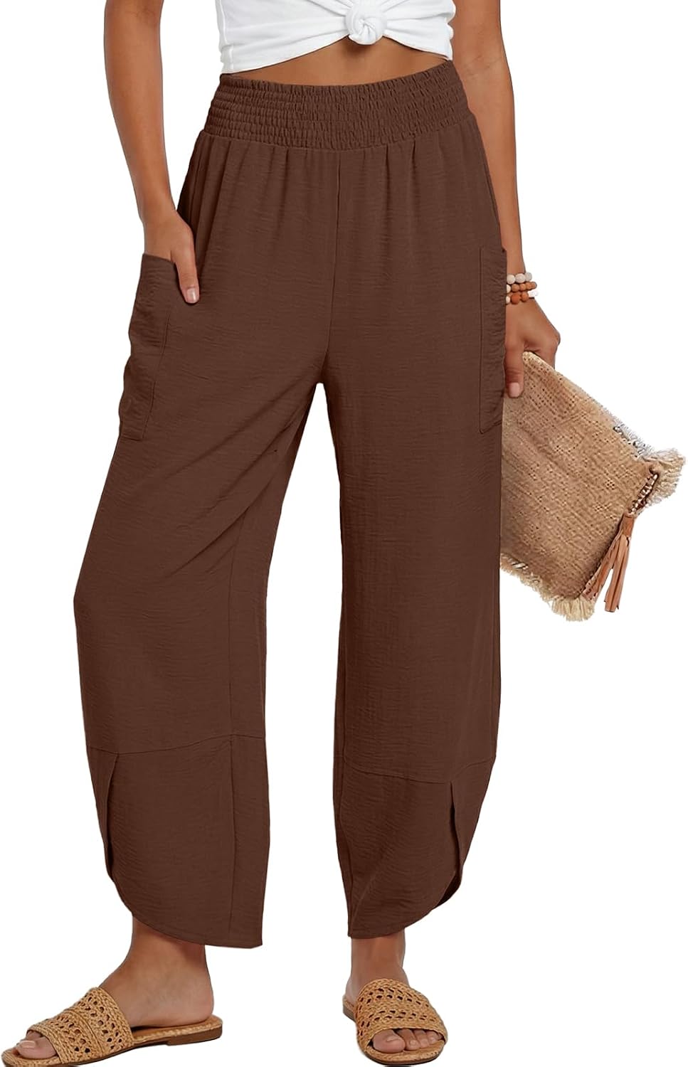 Stylish Wide Leg Beach Pants