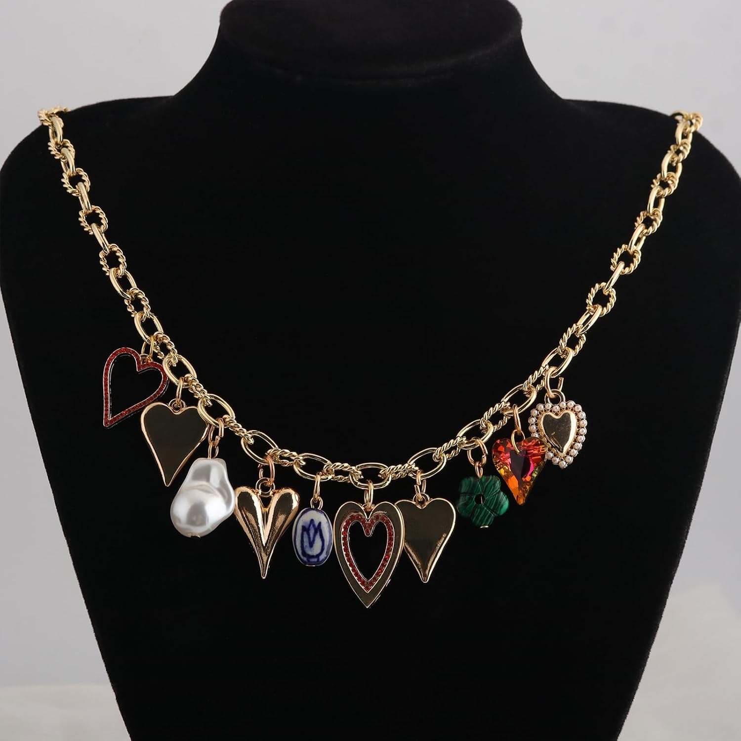Chic Heart Charm Necklace