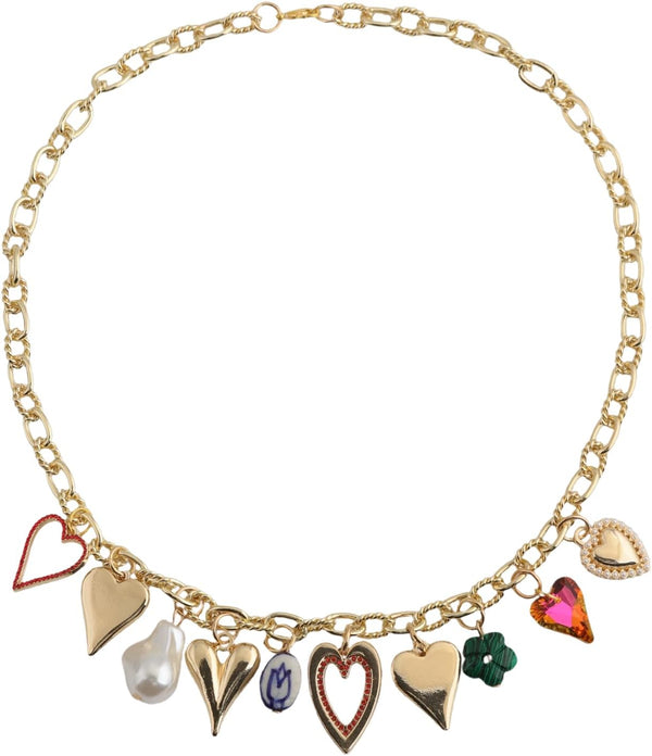 Chic Heart Charm Necklace