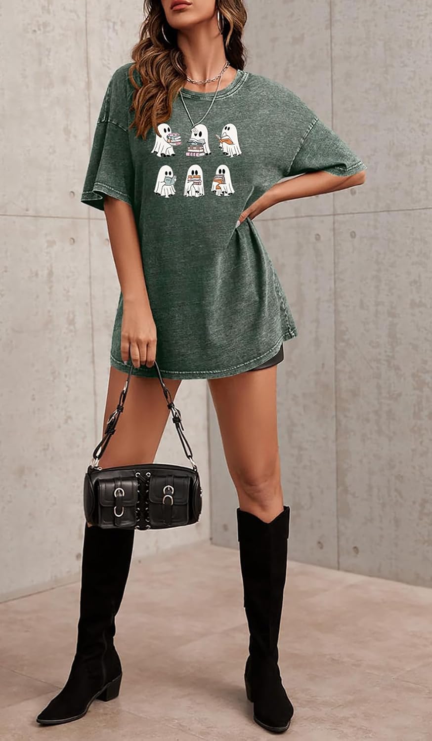 Chic Halloween Ghost Tee
