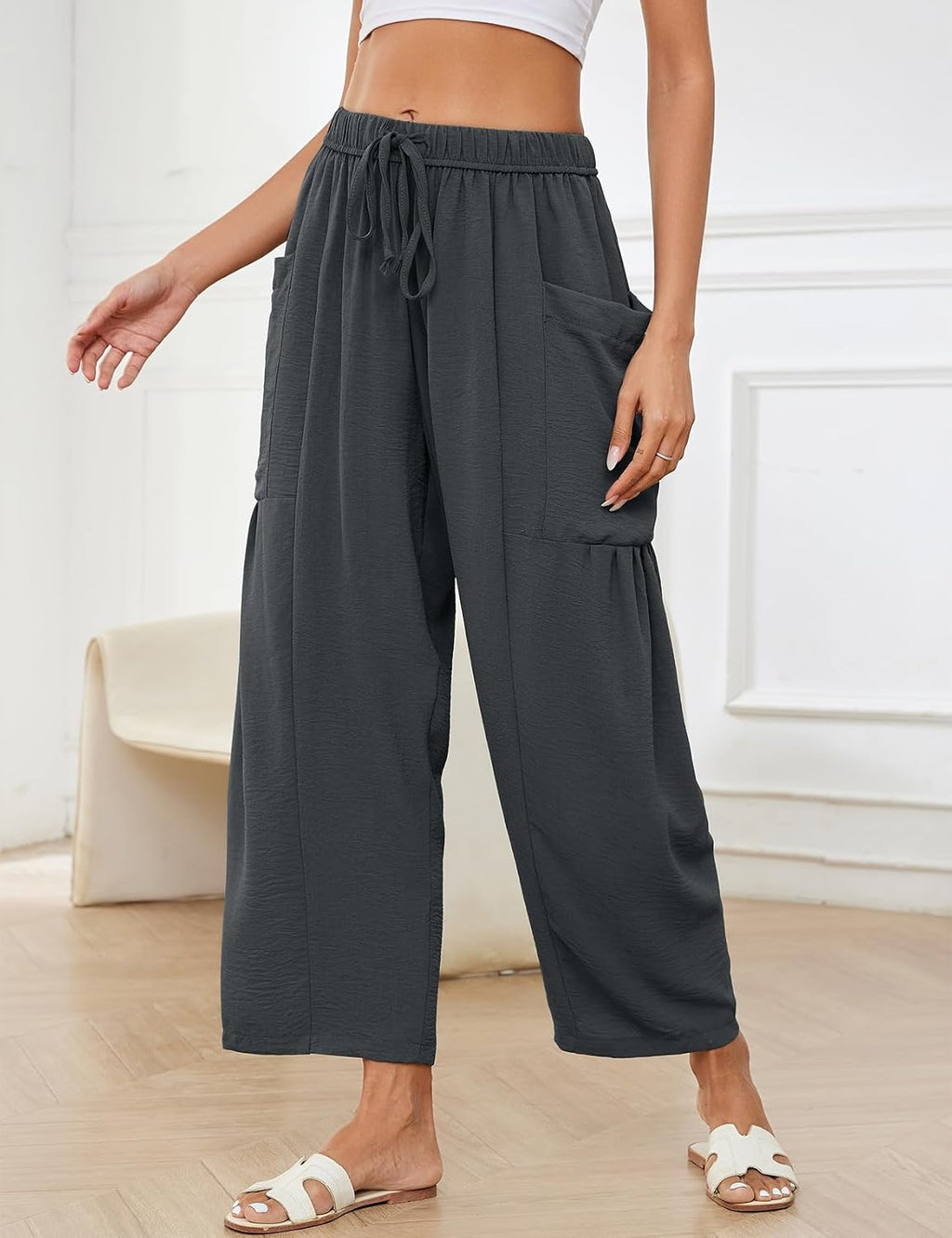 Flowy Comfort Palazzo Pants