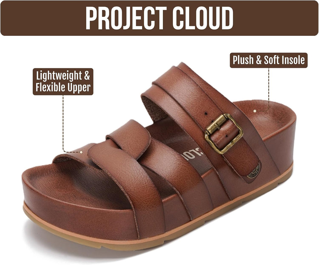 Cloud Comfort Wedge Sandals