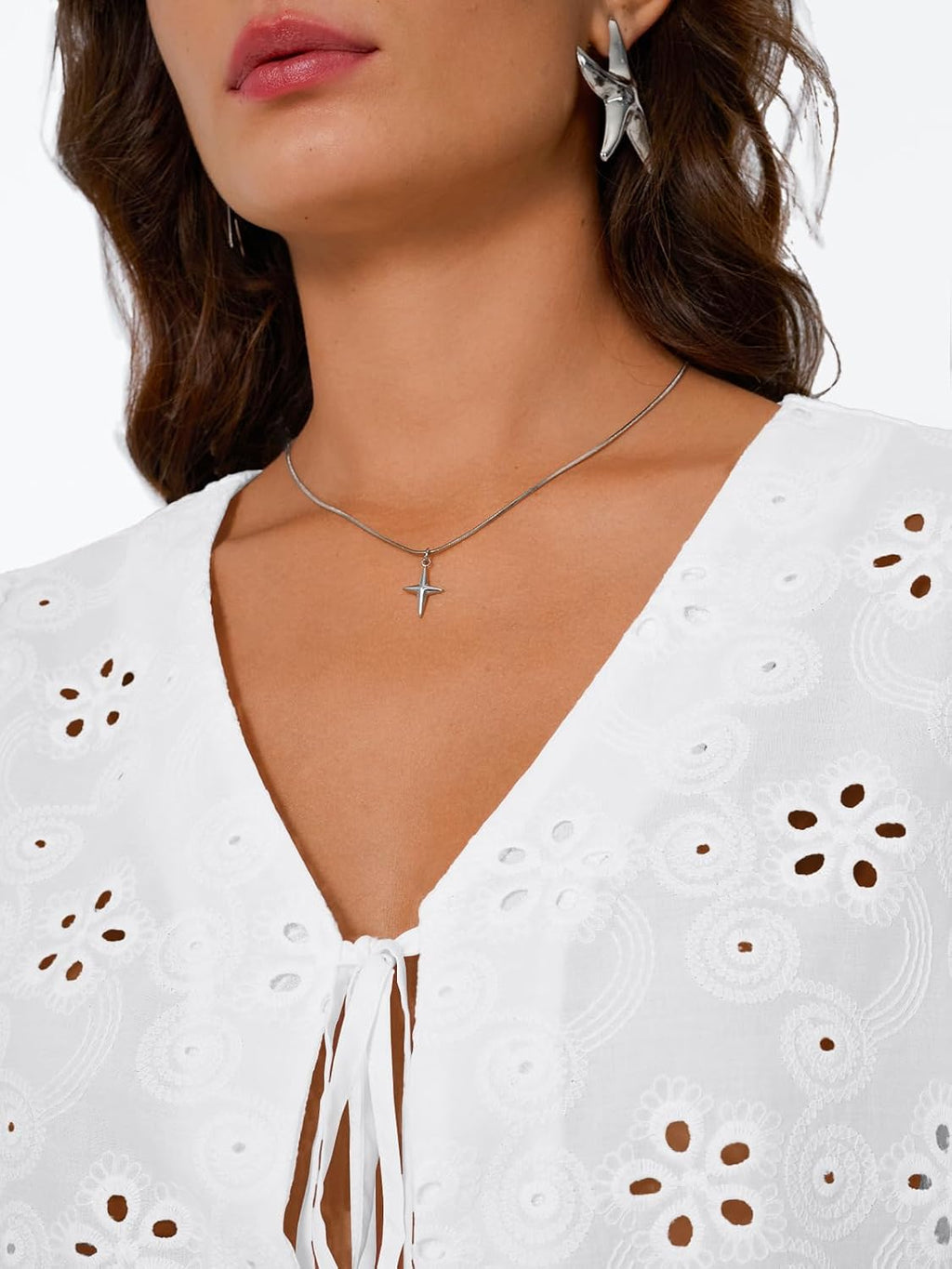 Boho Chic Tie-Front Blouse