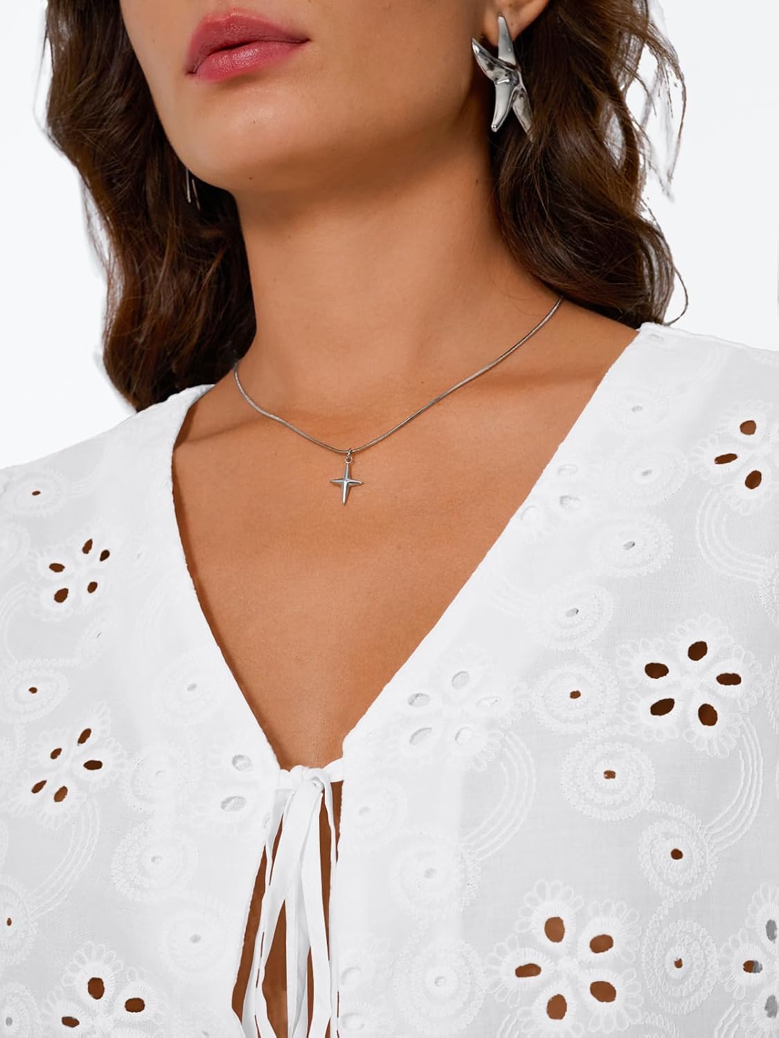 Boho Chic Tie-Front Blouse