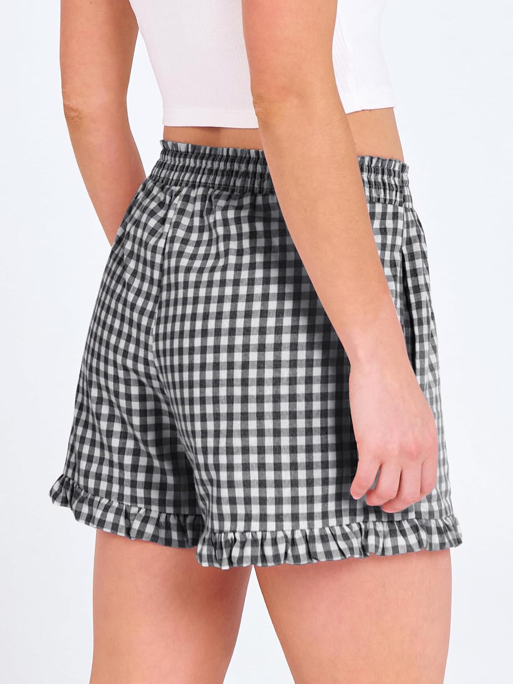 Chic Gingham Summer Shorts