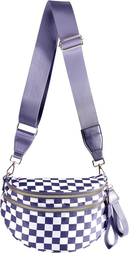 Chic Checkered Crossbody Bag