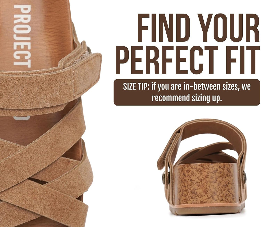 Elegant Leather Platform Sandals