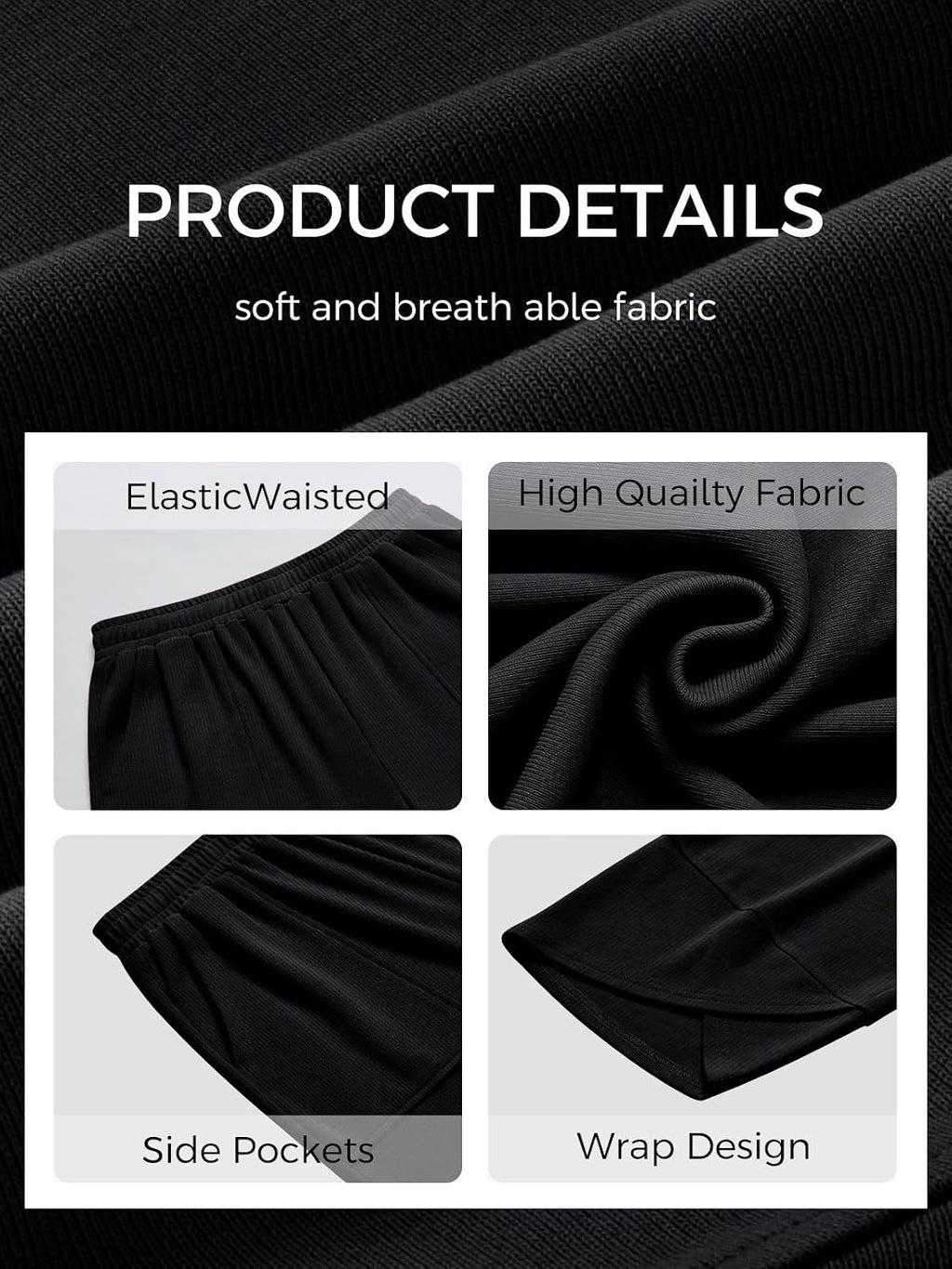 Chic Wide Leg Beach Pants