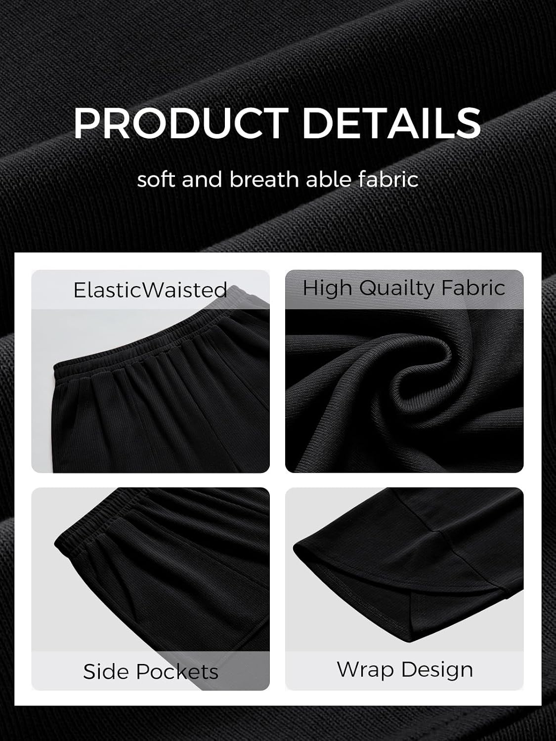 Chic Wide Leg Beach Pants