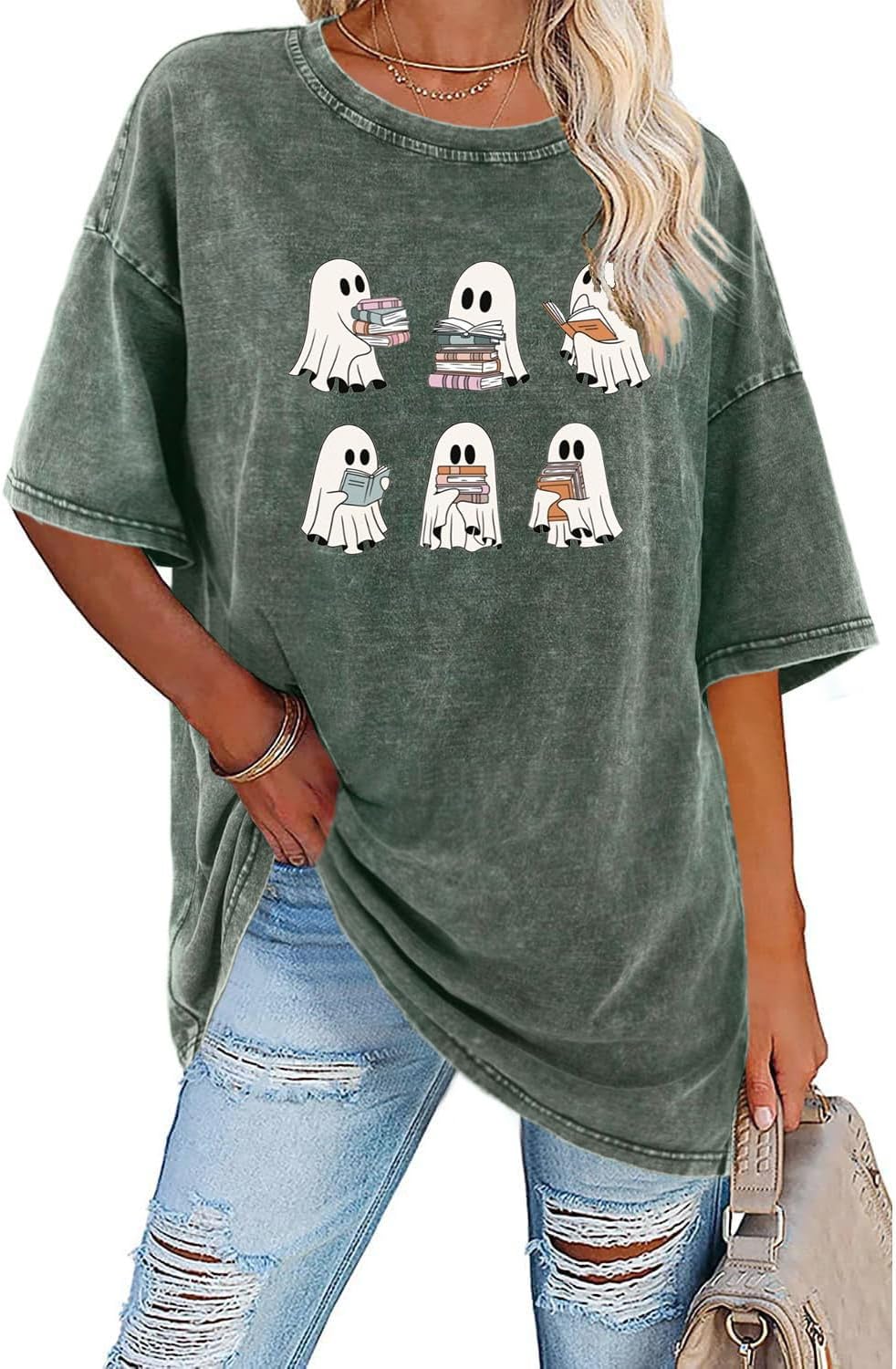 Chic Halloween Ghost Tee