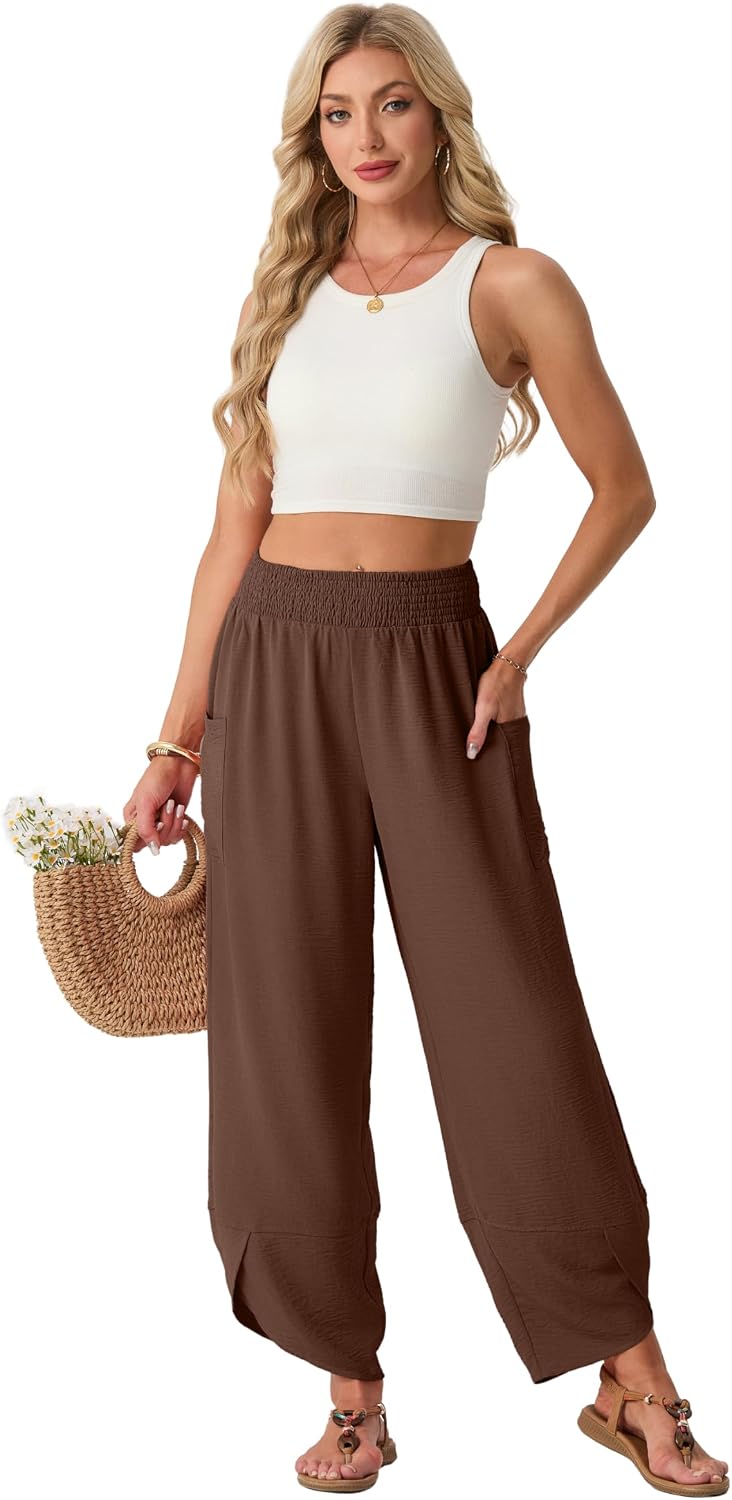 Stylish Wide Leg Beach Pants