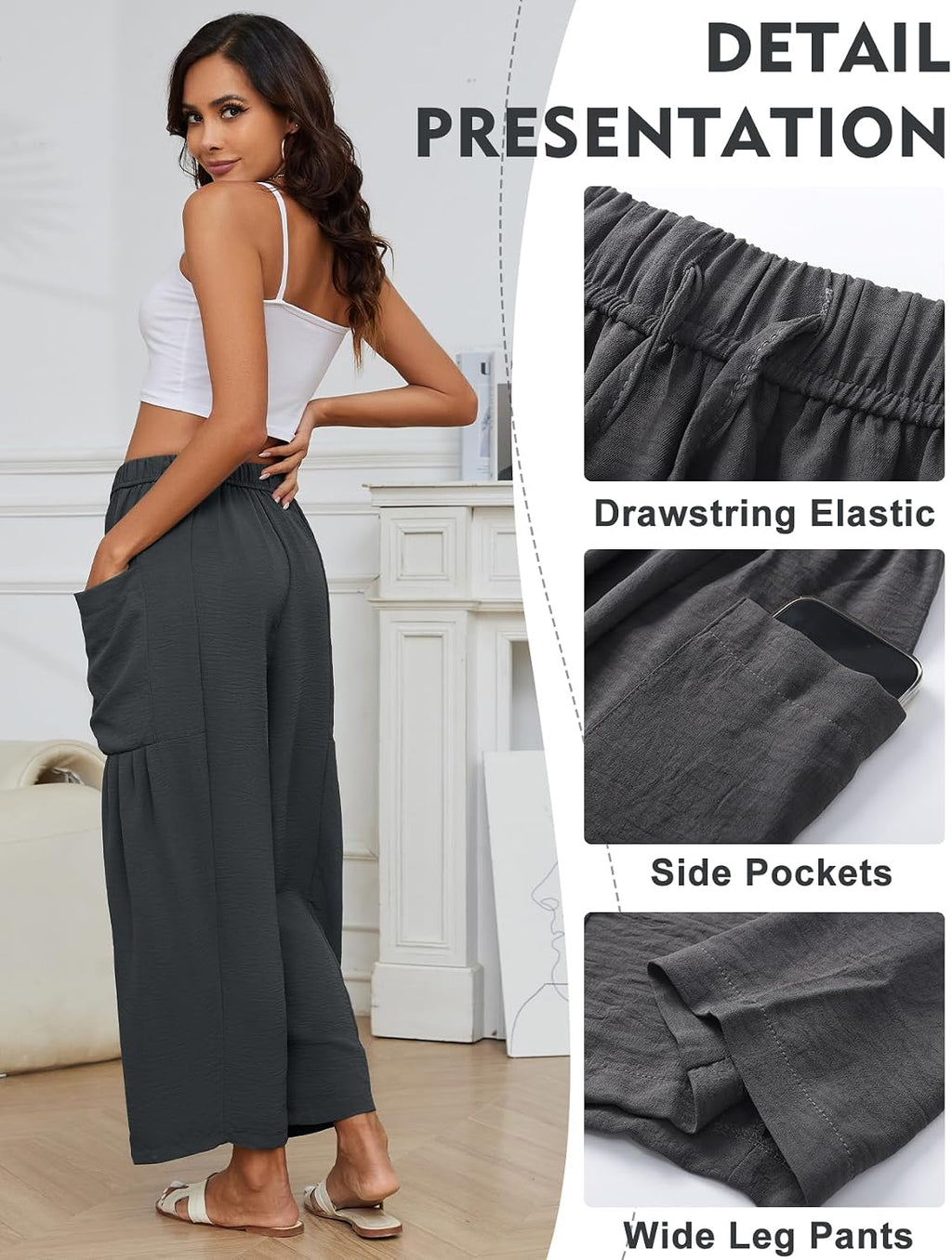 Flowy Comfort Palazzo Pants