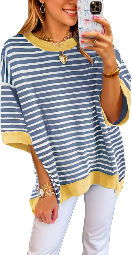 Comfy Chic Striped Shirt