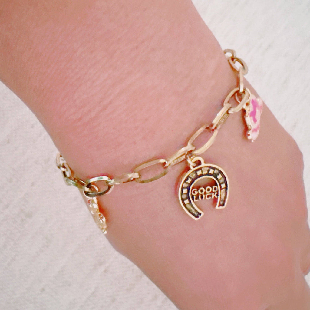 Yeehaw Rodeo Charm Bracelet – Western Icons