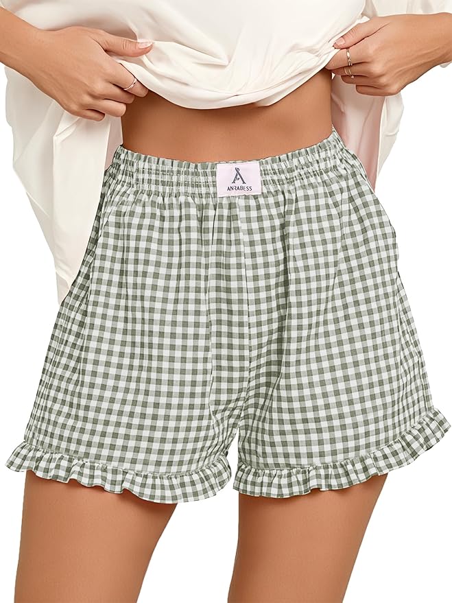 Chic Gingham Summer Shorts