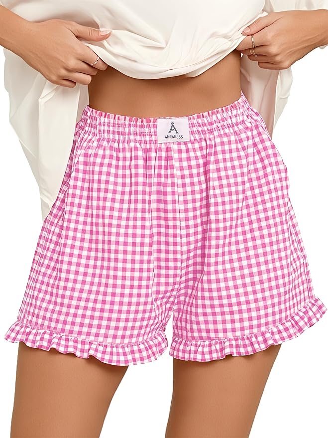 Chic Gingham Summer Shorts