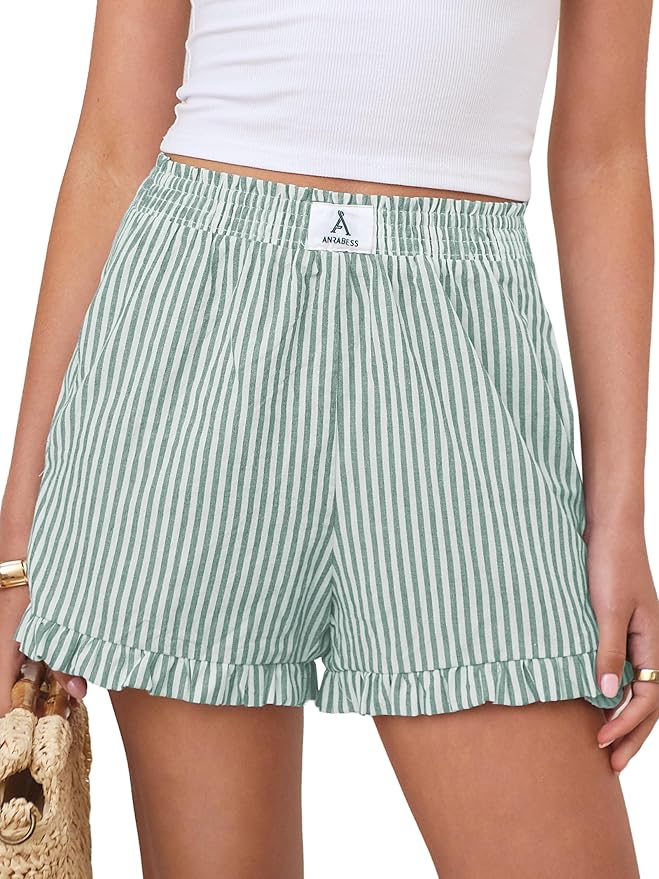 Chic Gingham Summer Shorts