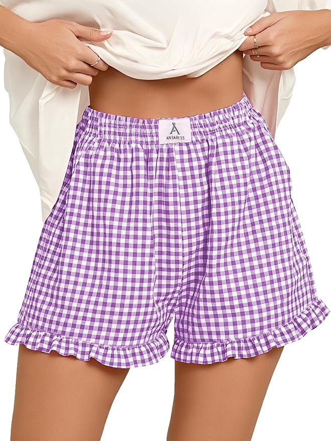 Chic Gingham Summer Shorts