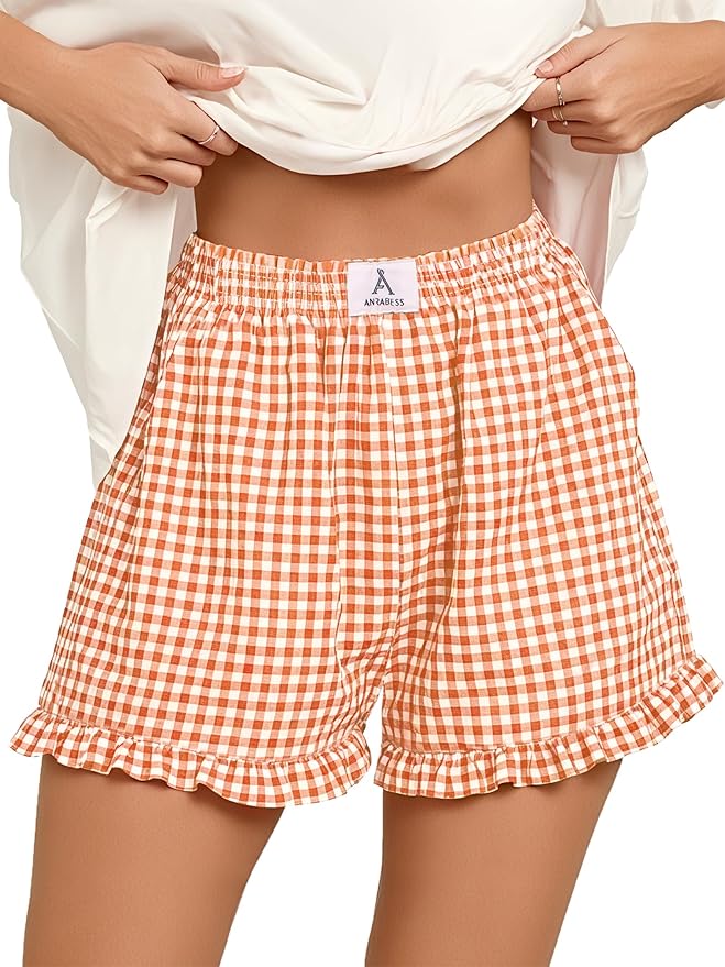Chic Gingham Summer Shorts