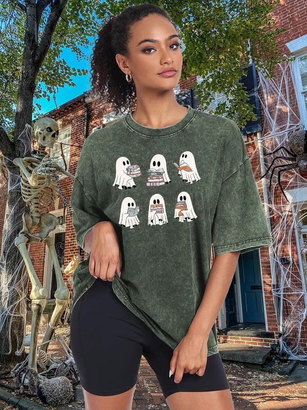 Chic Halloween Ghost Tee