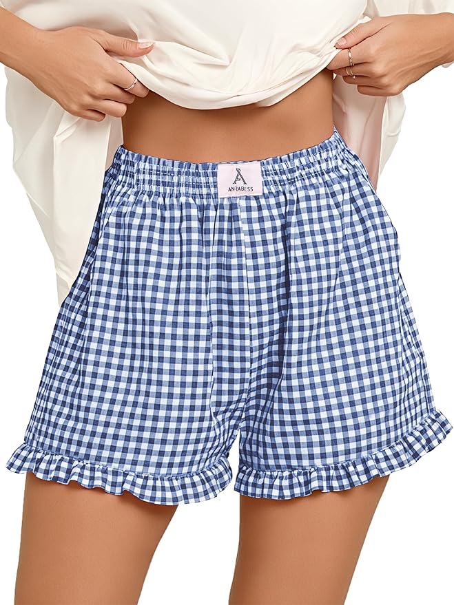 Chic Gingham Summer Shorts