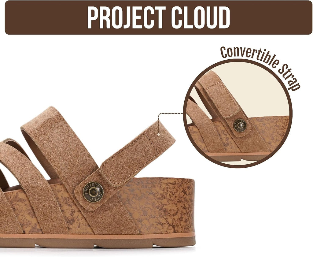 Elegant Leather Platform Sandals