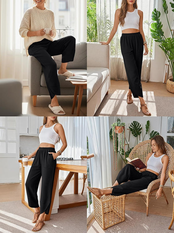 Chic Wide Leg Beach Pants