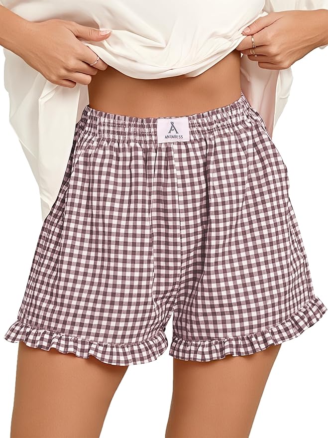 Chic Gingham Summer Shorts