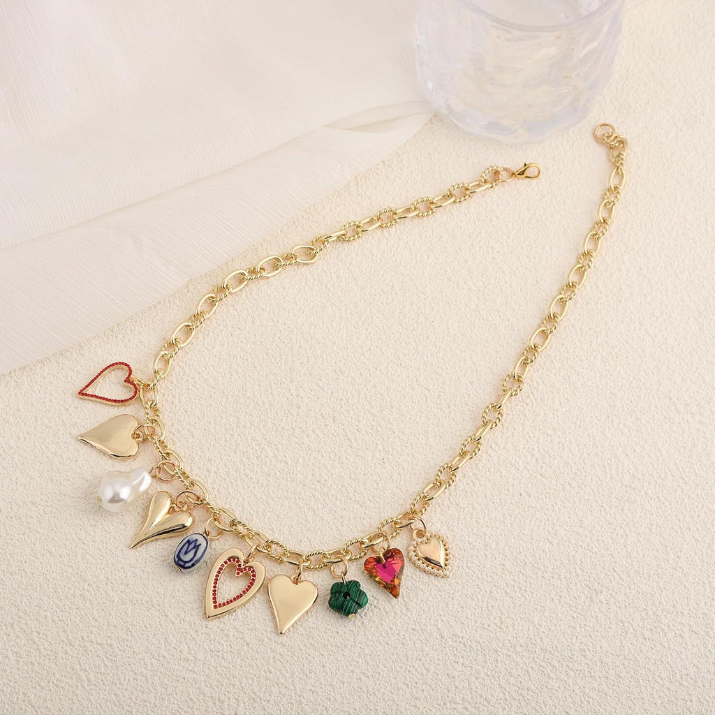 Chic Heart Charm Necklace