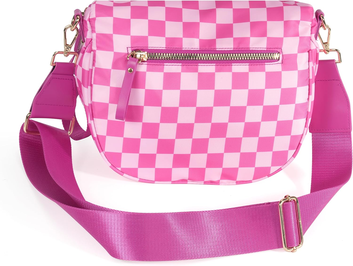 Chic Checkered Crossbody Bag