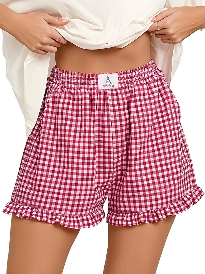 Chic Gingham Summer Shorts