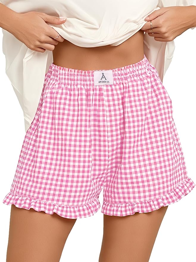 Chic Gingham Summer Shorts