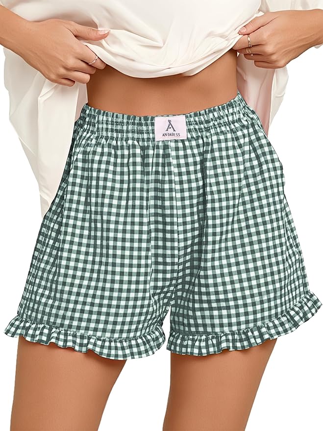Chic Gingham Summer Shorts