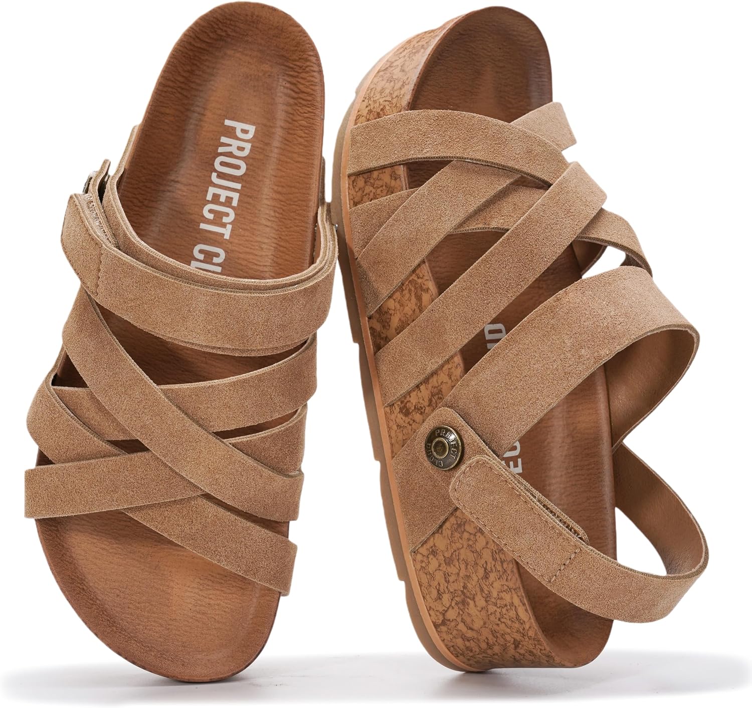 Elegant Leather Platform Sandals