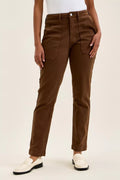 Judy Blue High Waist Aurora Weekender Mahogany Jeans with Knee Darts