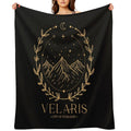 Acotar Velaris City Of Starlight The Night Court Throw Blanket