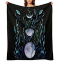 Phase & Grow - Teal Throw Blanket