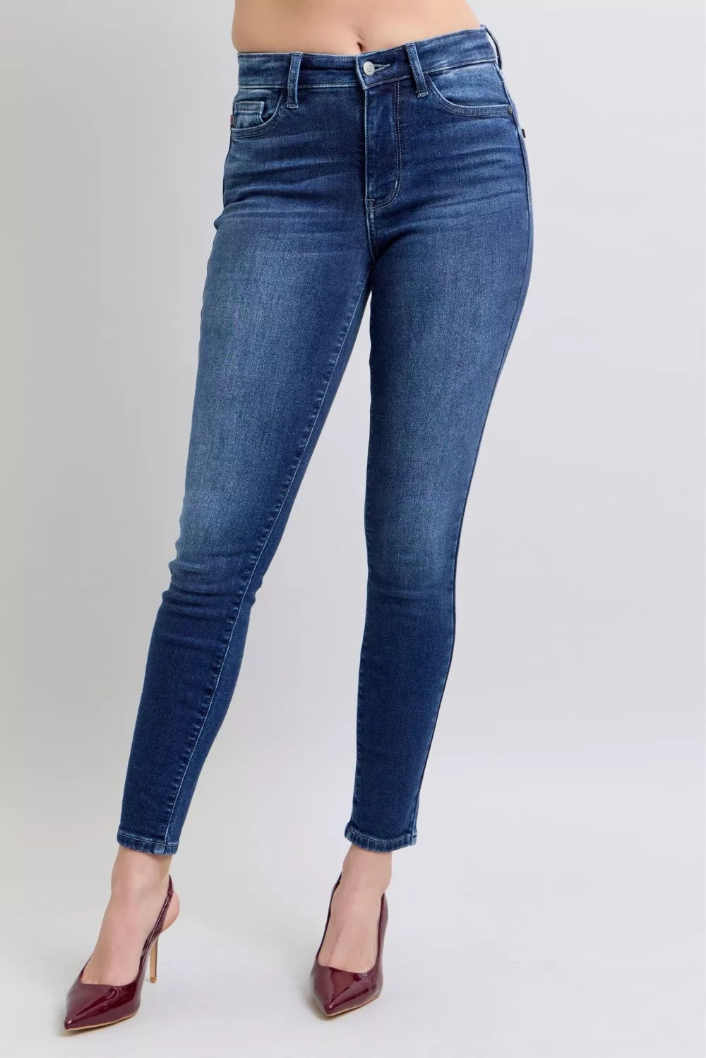 Judy Blue Washed Thermal Skinny Jeans
