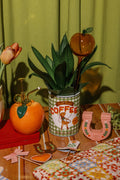 Ceramic Planter, Coffee Can