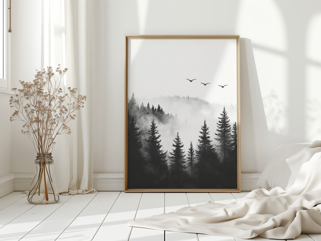 Misty Woodland Reverie