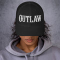 OUTLAW 3D Puffy Embroidered Retro Trucker Cap