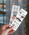 Super Natural Inspired Dual-Sided Matte Cardstock Bookmark