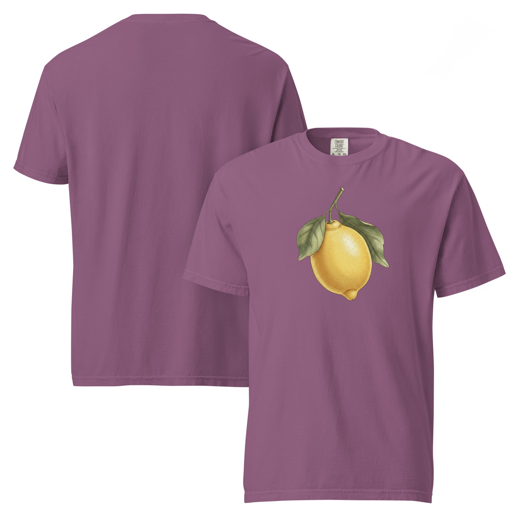 Juicy Citrus Lemon Cotton T-Shirt